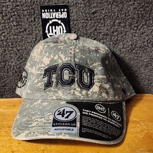 '47 TCU Horned Frogs Camouflage Sliderback Hat - New